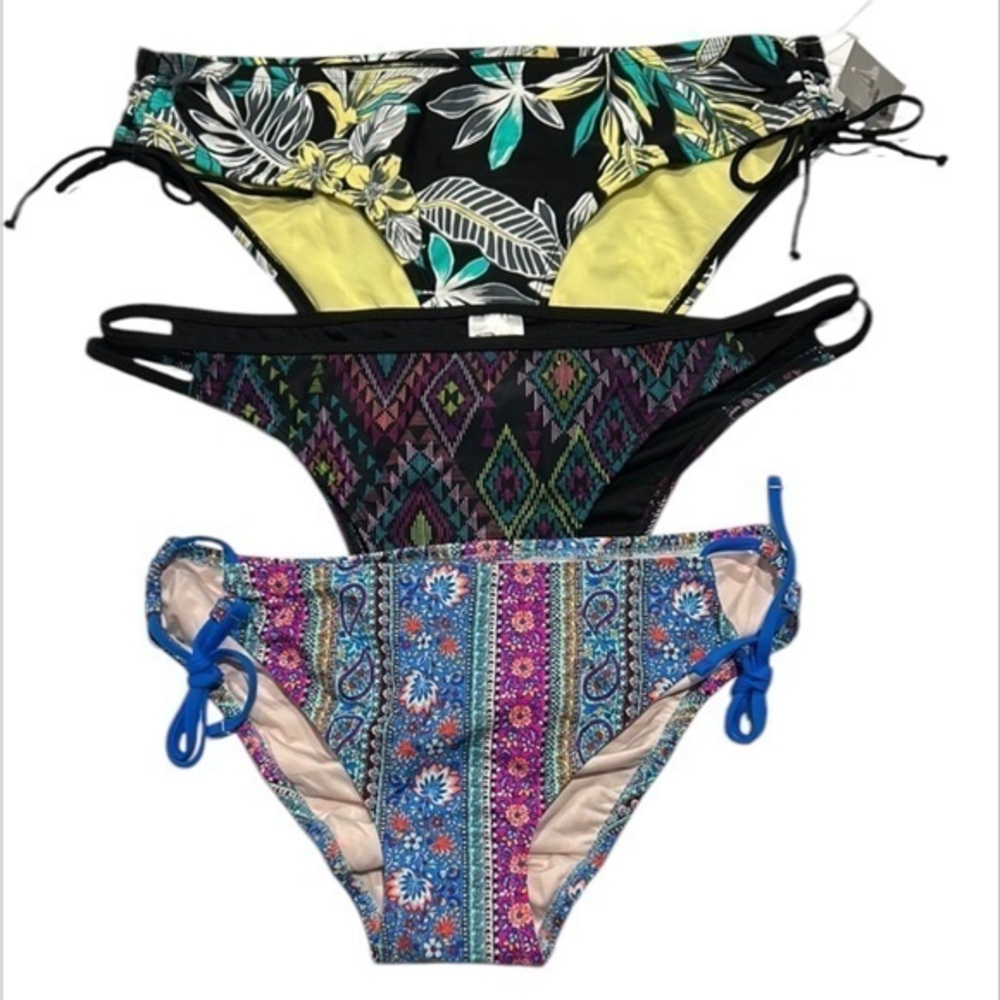 Bikini Swim bundle of 3 pairs bottoms size XL new